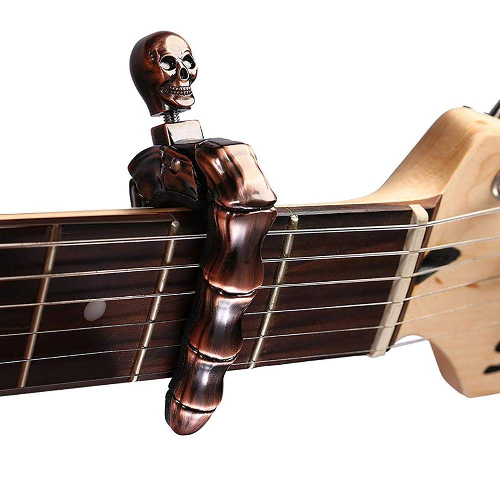 Musical Instrument Dulcimer - Guitar Capo Skull Capo for Acoustic
