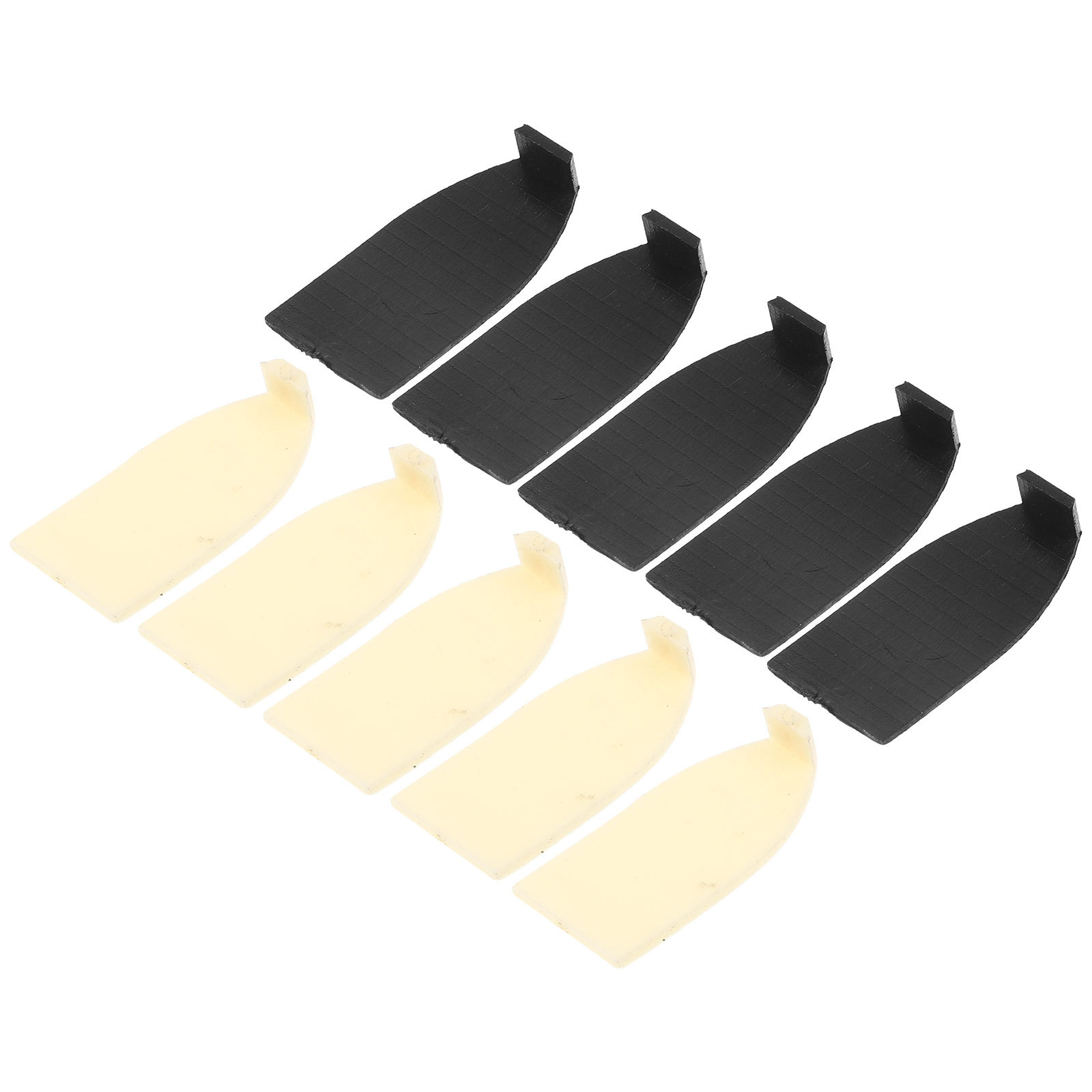 Musical Instrument Veena - 10Pcs Violin Bow Pads Plastic Replacement