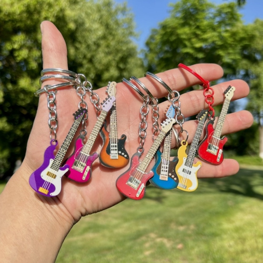Musical Instrument All - Key Chain Hip Hop Guitar Key
