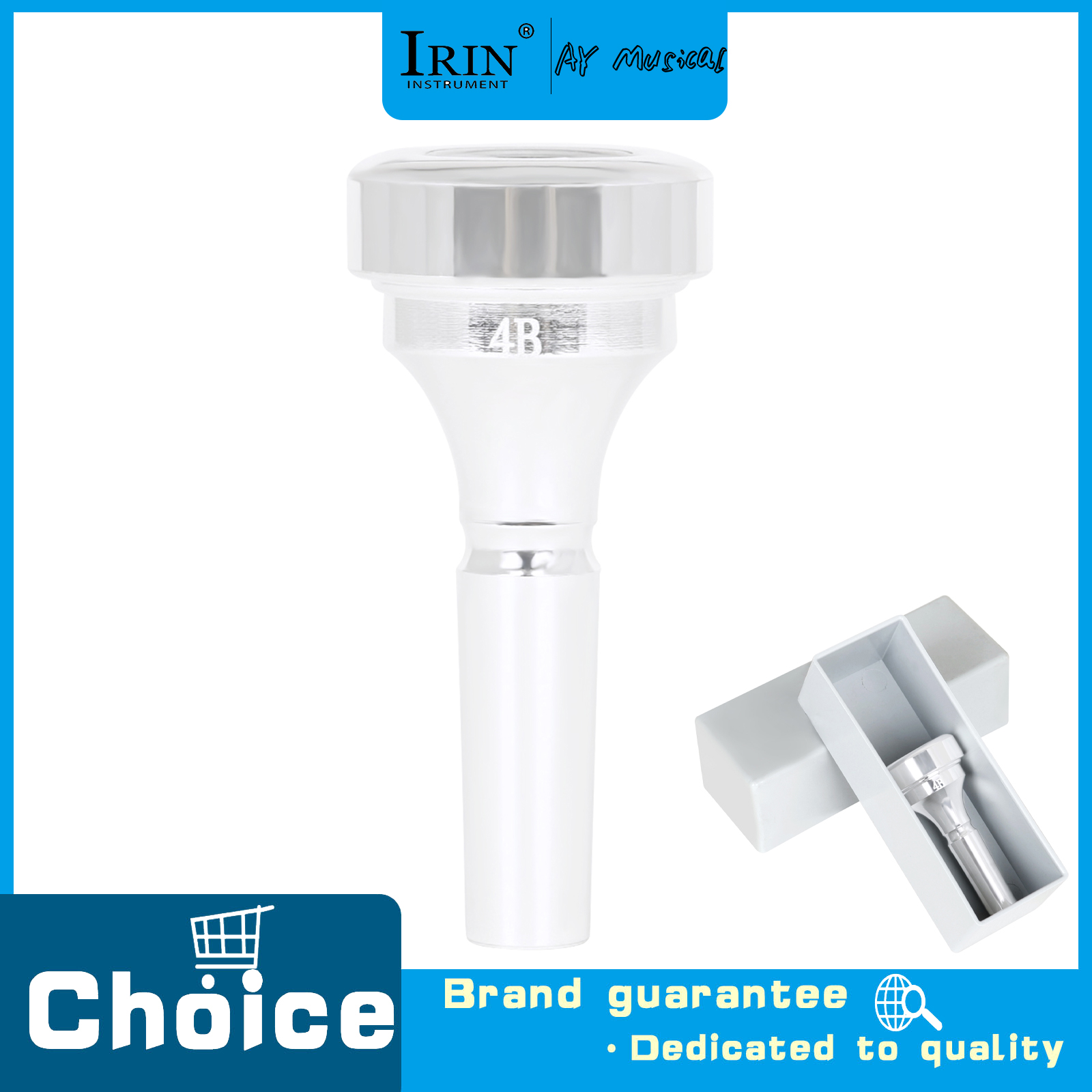 Musical Instrument Cornet - TR-17 Cornet Mouthpiece Brass Musical Instrument
