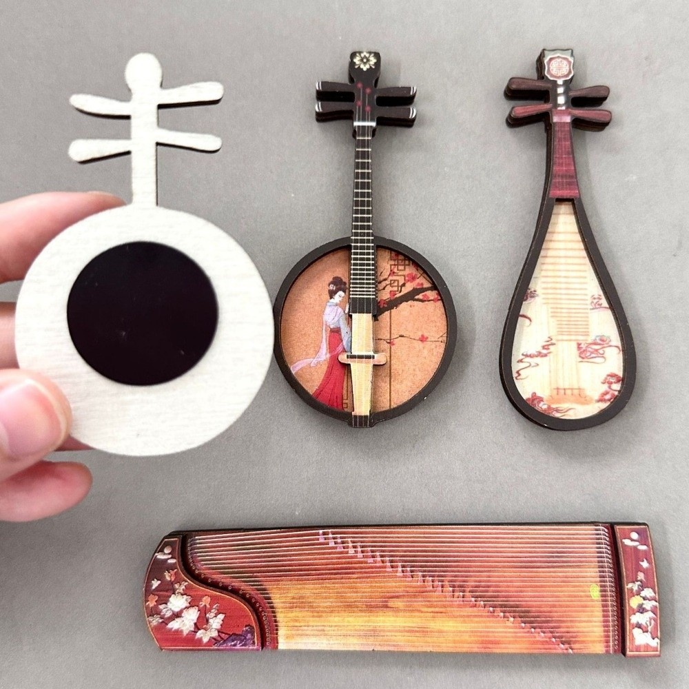 4PCS/SET Chinese Style Musical - огляд і ціна Musical Instrument Ancient