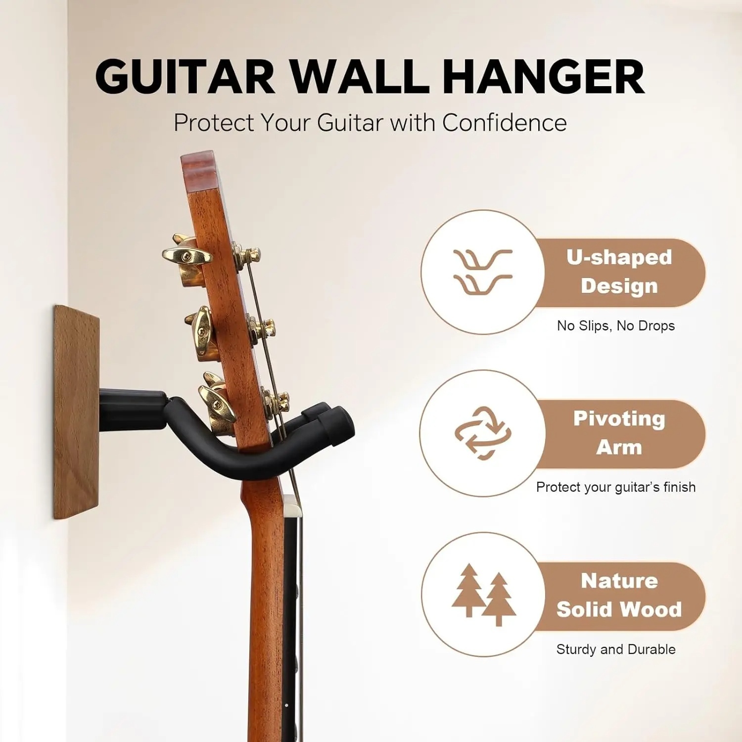 Wall Mount Guitar Hook Hanger  - огляд і ціна Musical Instrument Dulcimer