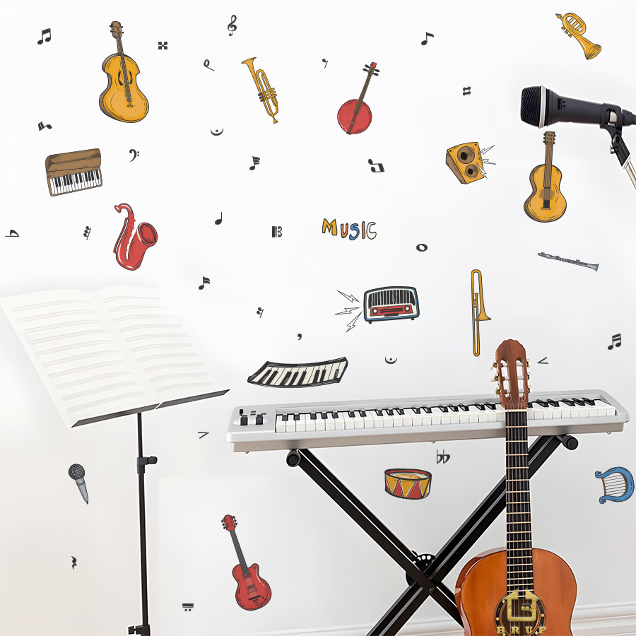 Musical Instruments Wall Stick - огляд і ціна Musical Instrument Diy For Kids