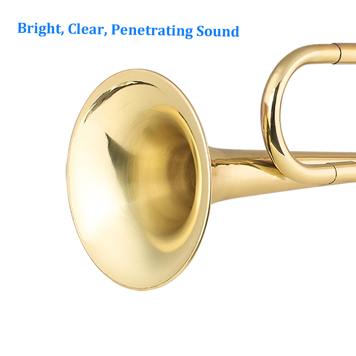 Brass C Bugle Call Gold-Plated - огляд і ціна Musical Instrument Cornet