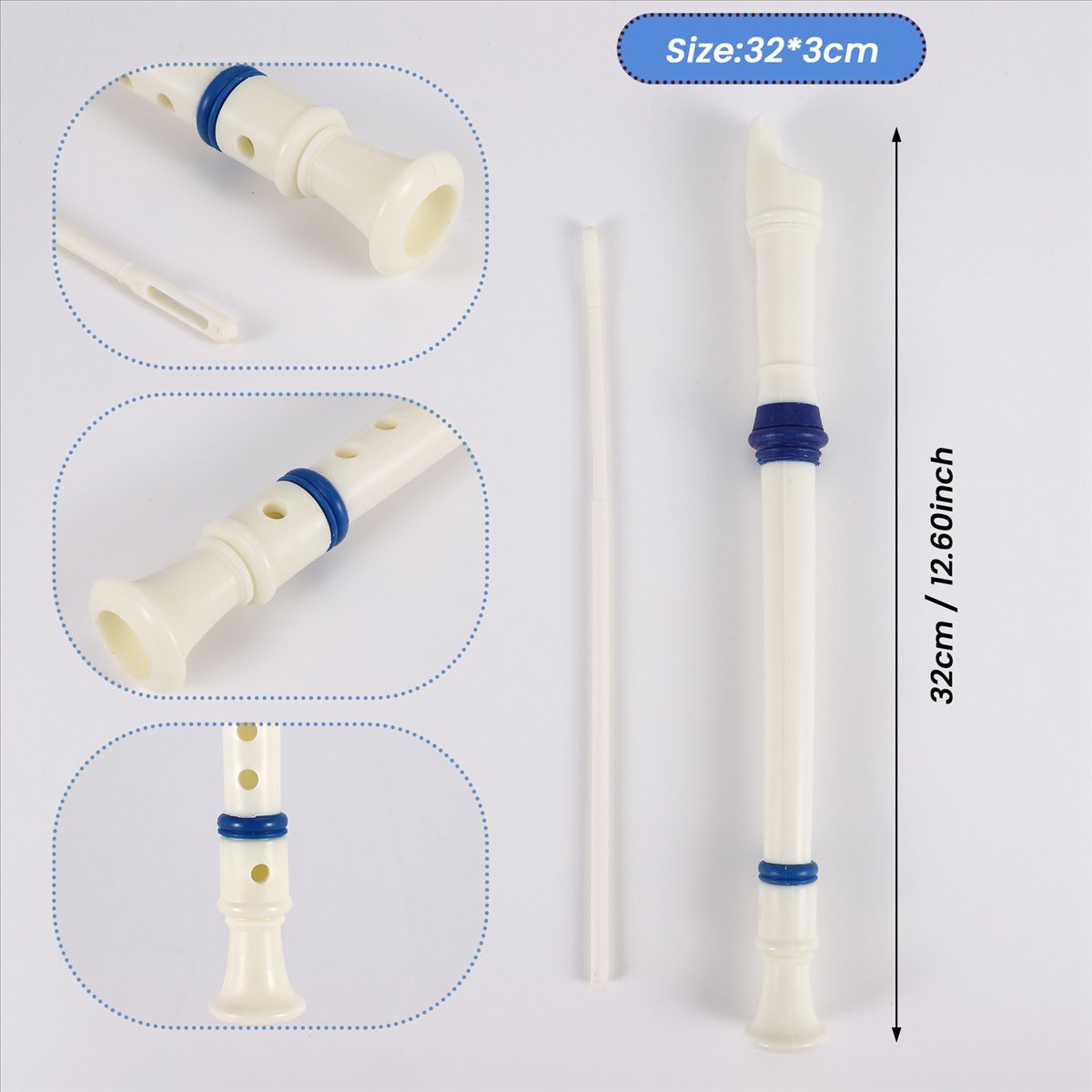 ABST Music Instrument 6 Holes  - огляд і ціна Musical Instrument Recorder