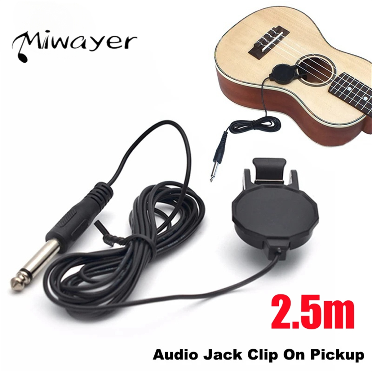 Audio Jack Clip On Pickup for  - огляд і ціна Musical Instrument Dulcimer