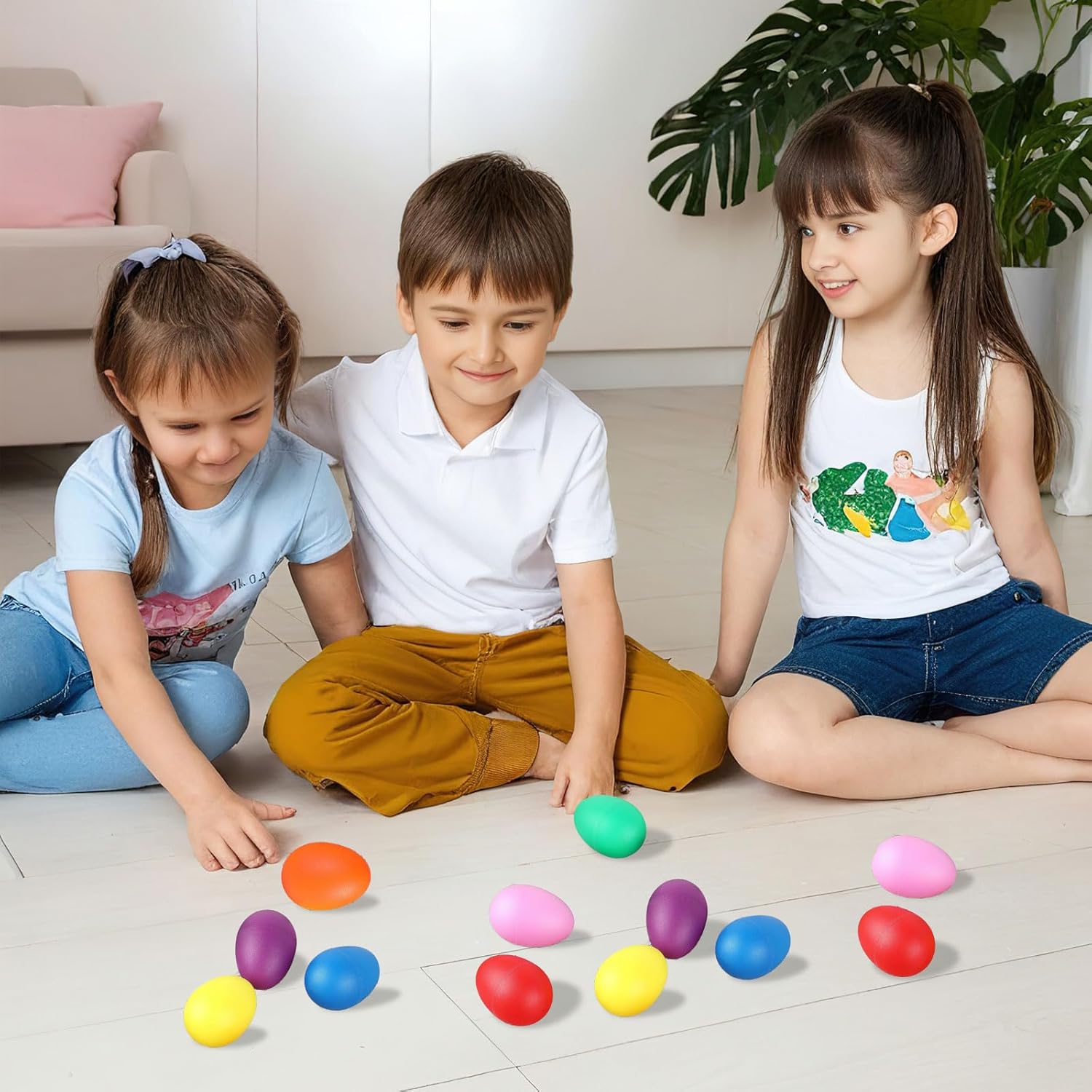 2Pcs Plastic Egg Shakers Percu - огляд і ціна Musical Instrument Game