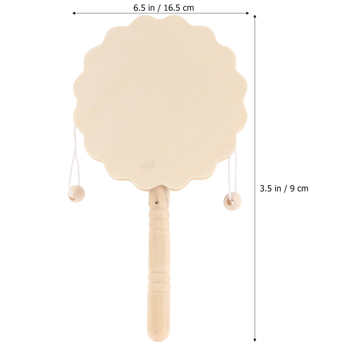 5Pcs A Drum Shaped Rattle Wood - огляд і ціна Musical Instrument Diy For Kids