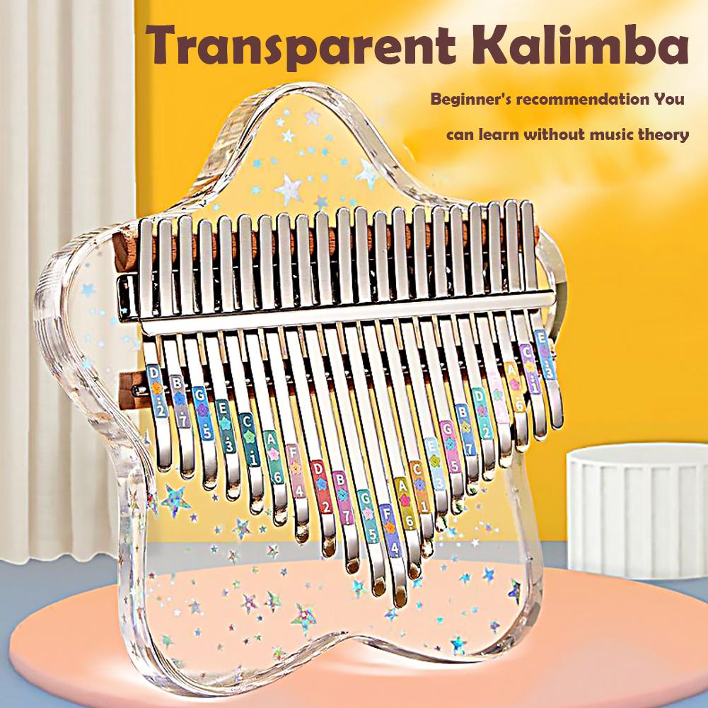 21/17 Keys Portable Finger Pia - огляд і ціна Musical Instrument Kalimba