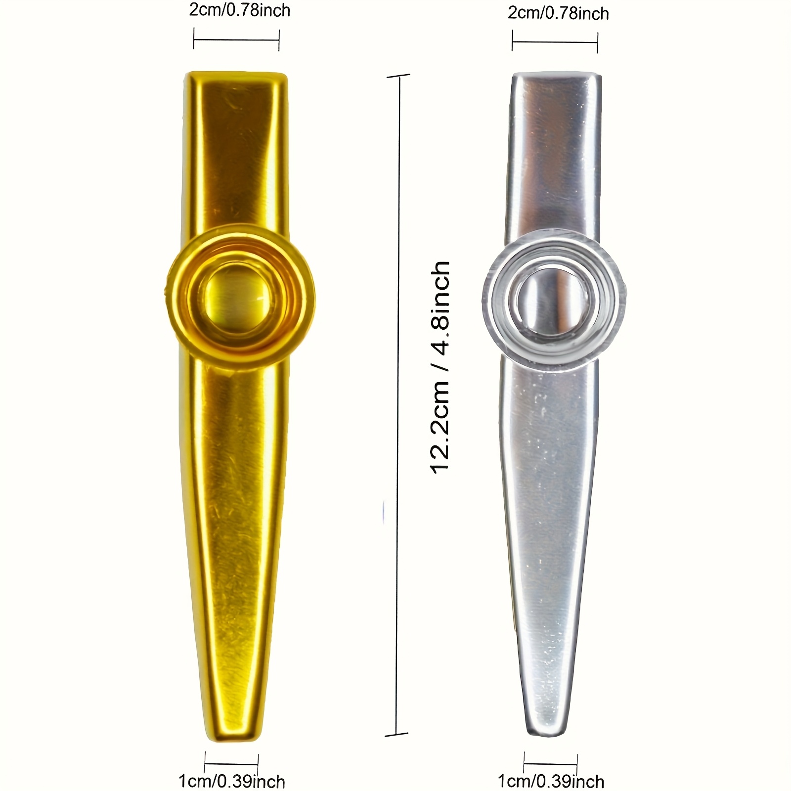 7pcs Metal Kazoos Simple Desig - огляд і ціна Musical Instrument Veena