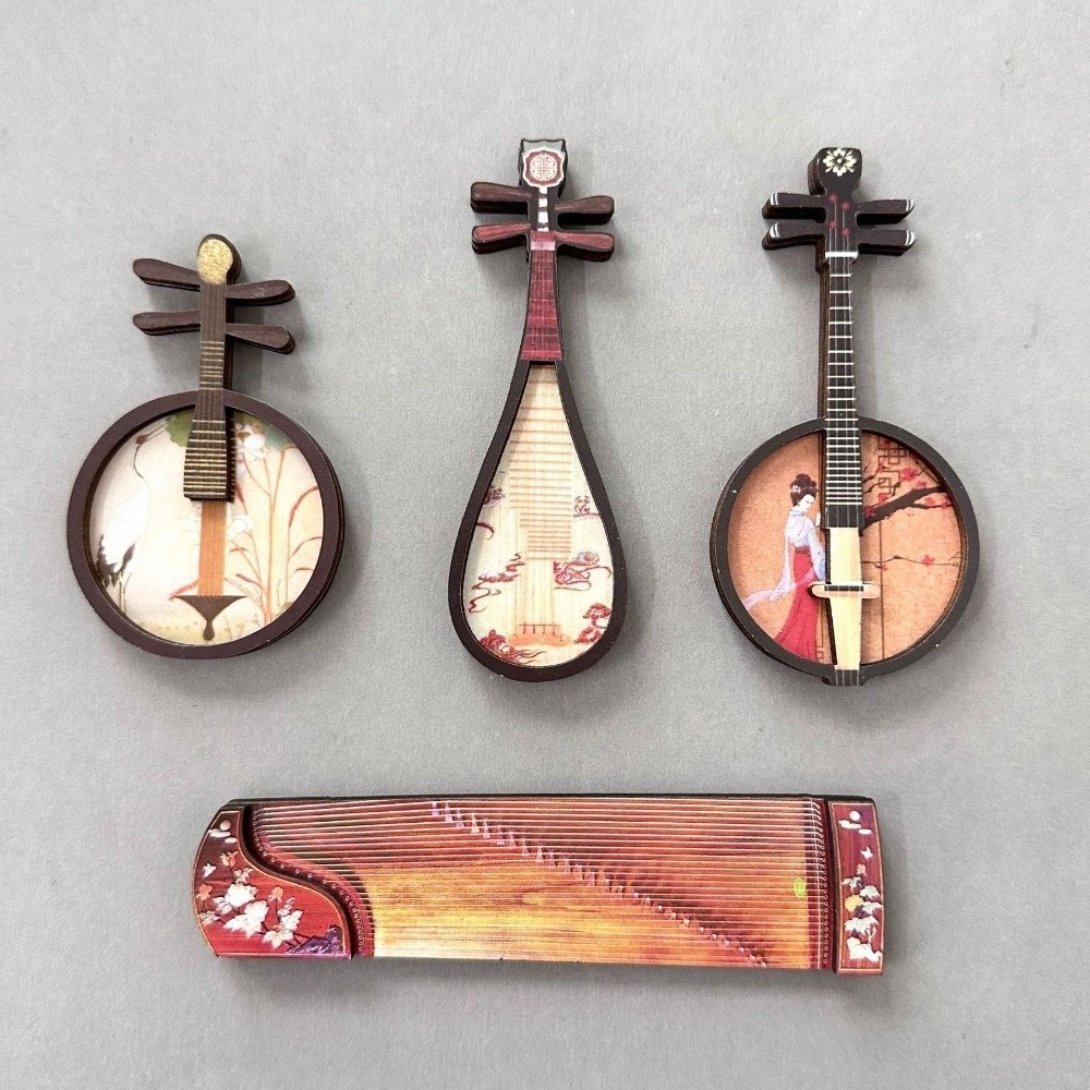 4PCS/SET Chinese Style Musical - огляд і ціна Musical Instrument Ancient