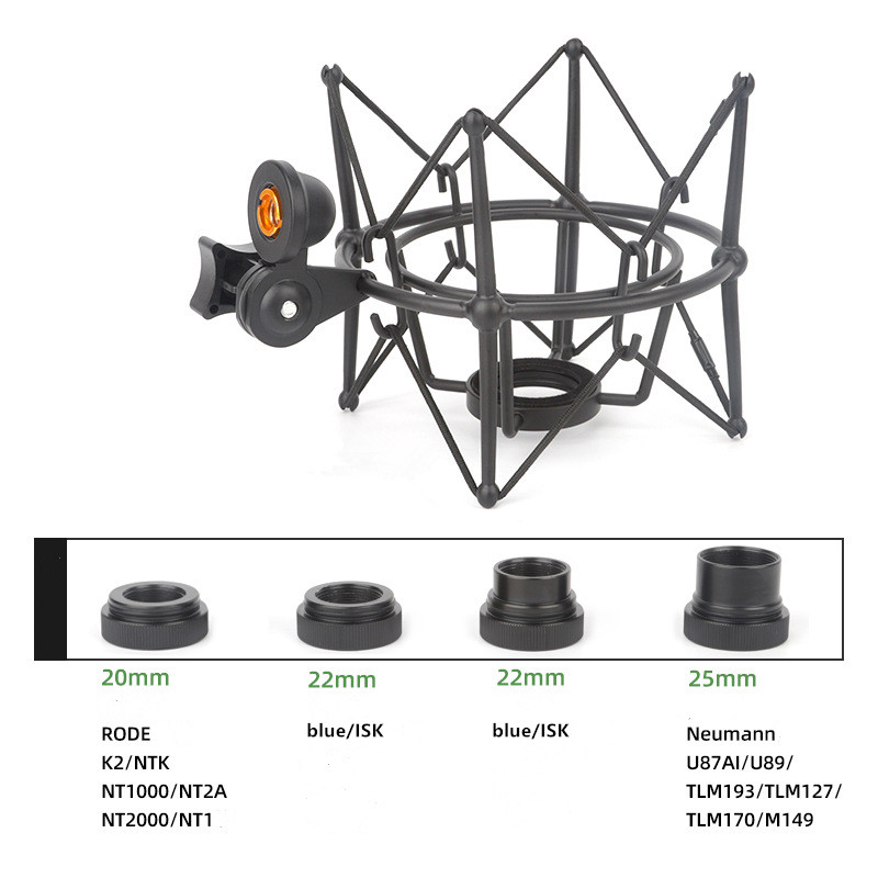 1PC Shock Mount For Condenser  - огляд і ціна Musical Instrument Recorder