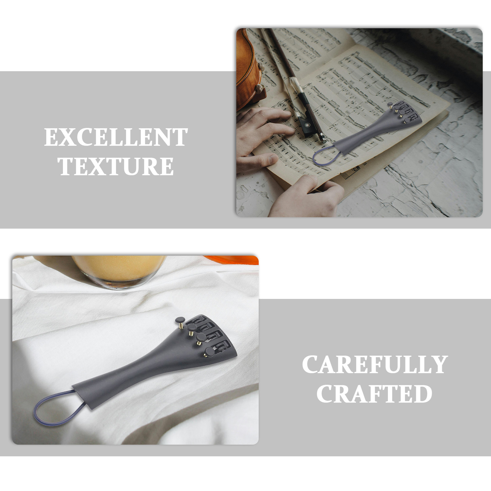 Violin Tailpiece Aluminum Allo - огляд і ціна Musical Instrument Repair