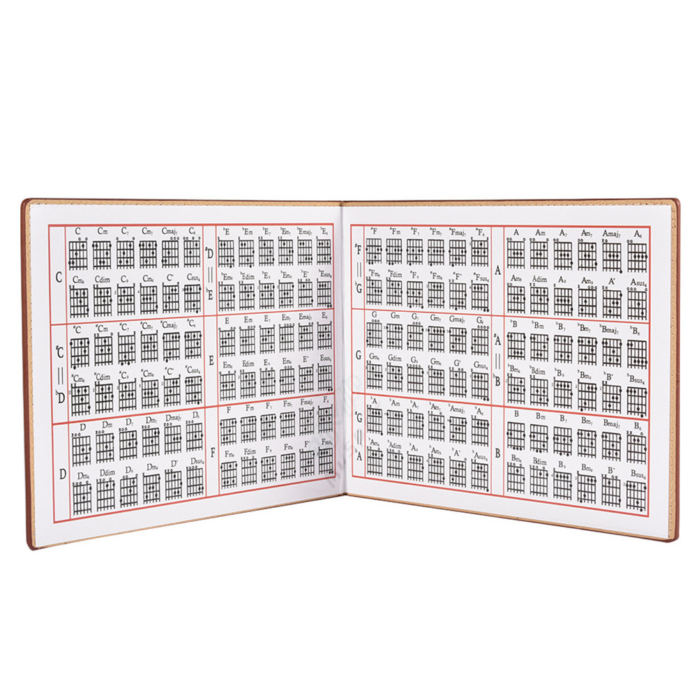 1Pcs Guitar Chord Book Brown P - огляд і ціна Musical Instrument All