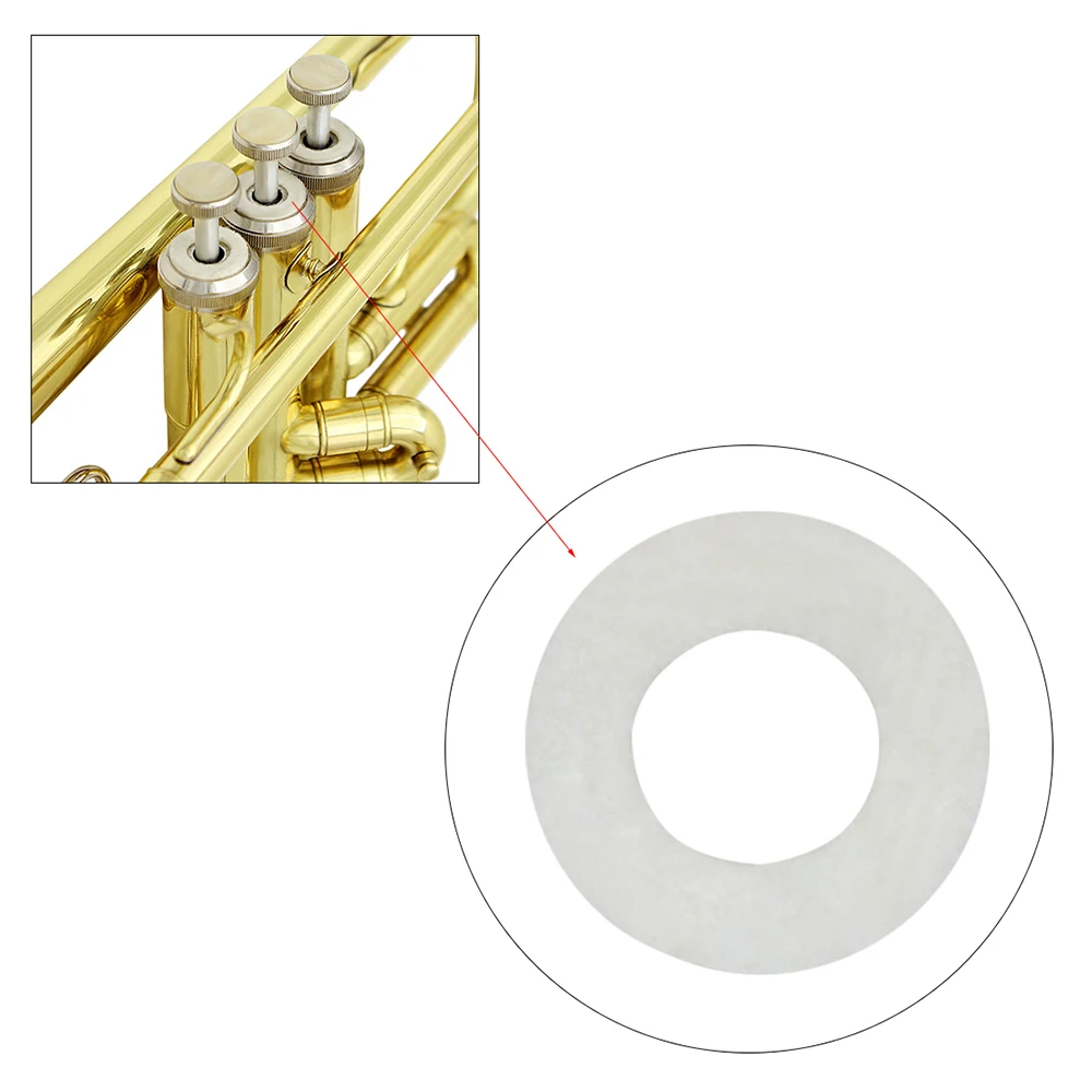 10Pcs Trumpet Felt Washers Cus - огляд і ціна Musical Instrument Cornet