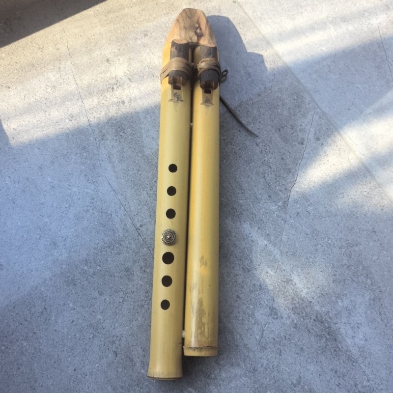 GA Key Double Tube Flute Handm - огляд і ціна Musical Instrument Indian