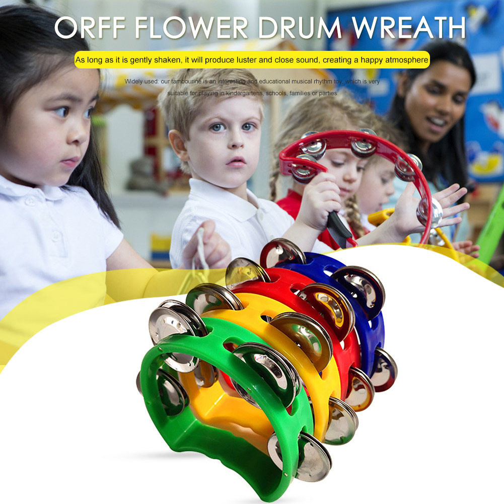 4pcs Tambourine Jingles Rattle - огляд і ціна Musical Instrument All
