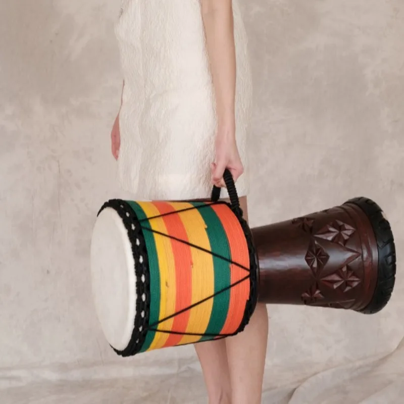 12 Inch Djembe Mahogany Africa - огляд і ціна Musical Instrument All