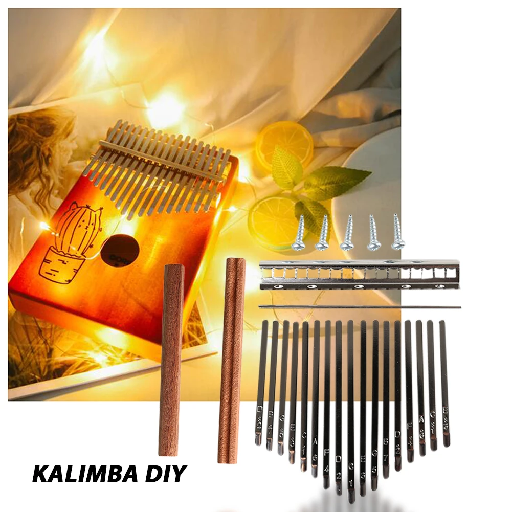 DIY 17 Tone Kalimba Keys Tines - огляд і ціна Musical Instrument Kalimba