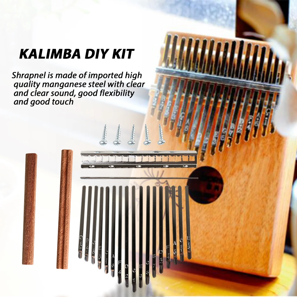 DIY 17 Tone Kalimba Keys Tines - огляд і ціна Musical Instrument Kalimba