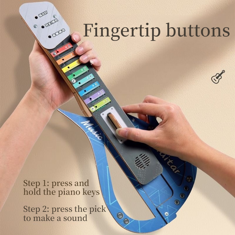 Wooden DIY Electric Guitar Kit - огляд і ціна Musical Instrument Diy For Kids