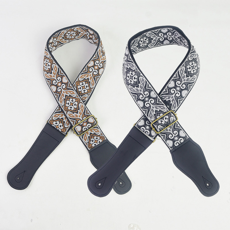 Guitar Strap Embroidered Print - огляд і ціна Musical Instrument Dulcimer