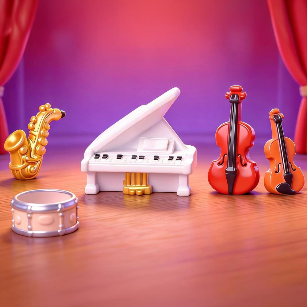 Piano Violin Saxophone Miniatu - огляд і ціна Musical Instrument Veena
