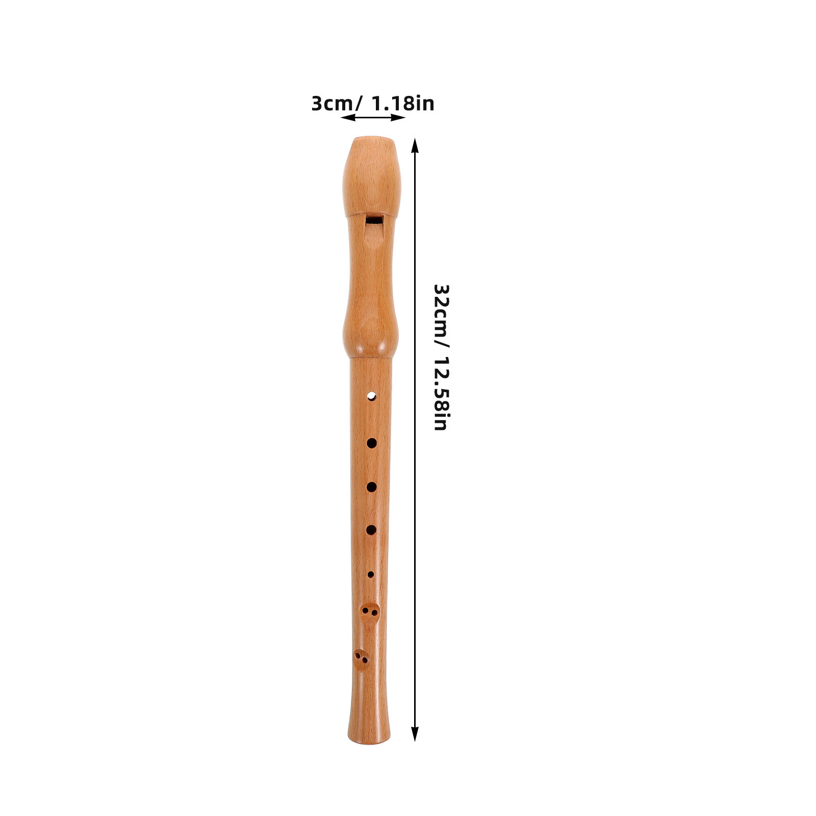 Eight Hole Wooden Soprano Reco - огляд і ціна Musical Instrument Recorder
