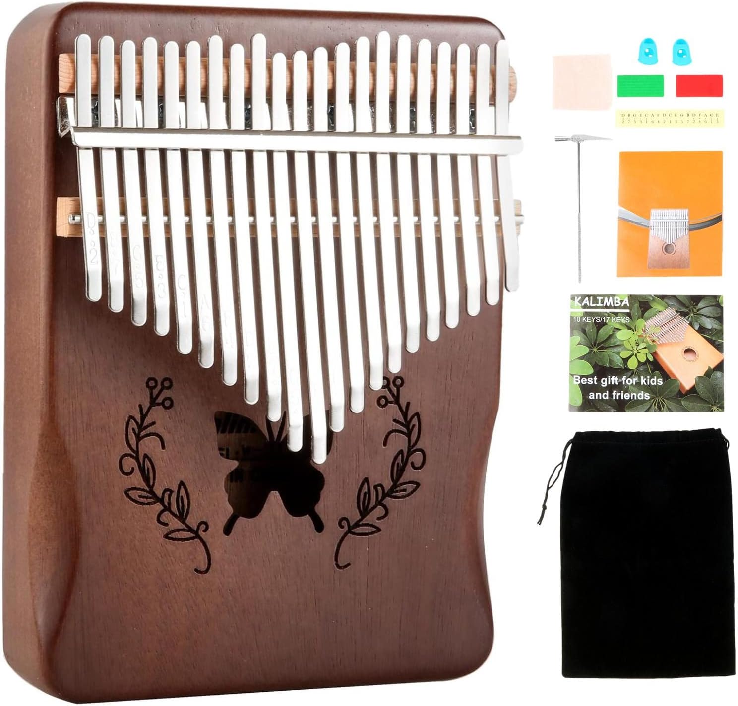 Kalimba 21 Keys Thumb Piano, N - огляд і ціна Musical Instrument Kalimba
