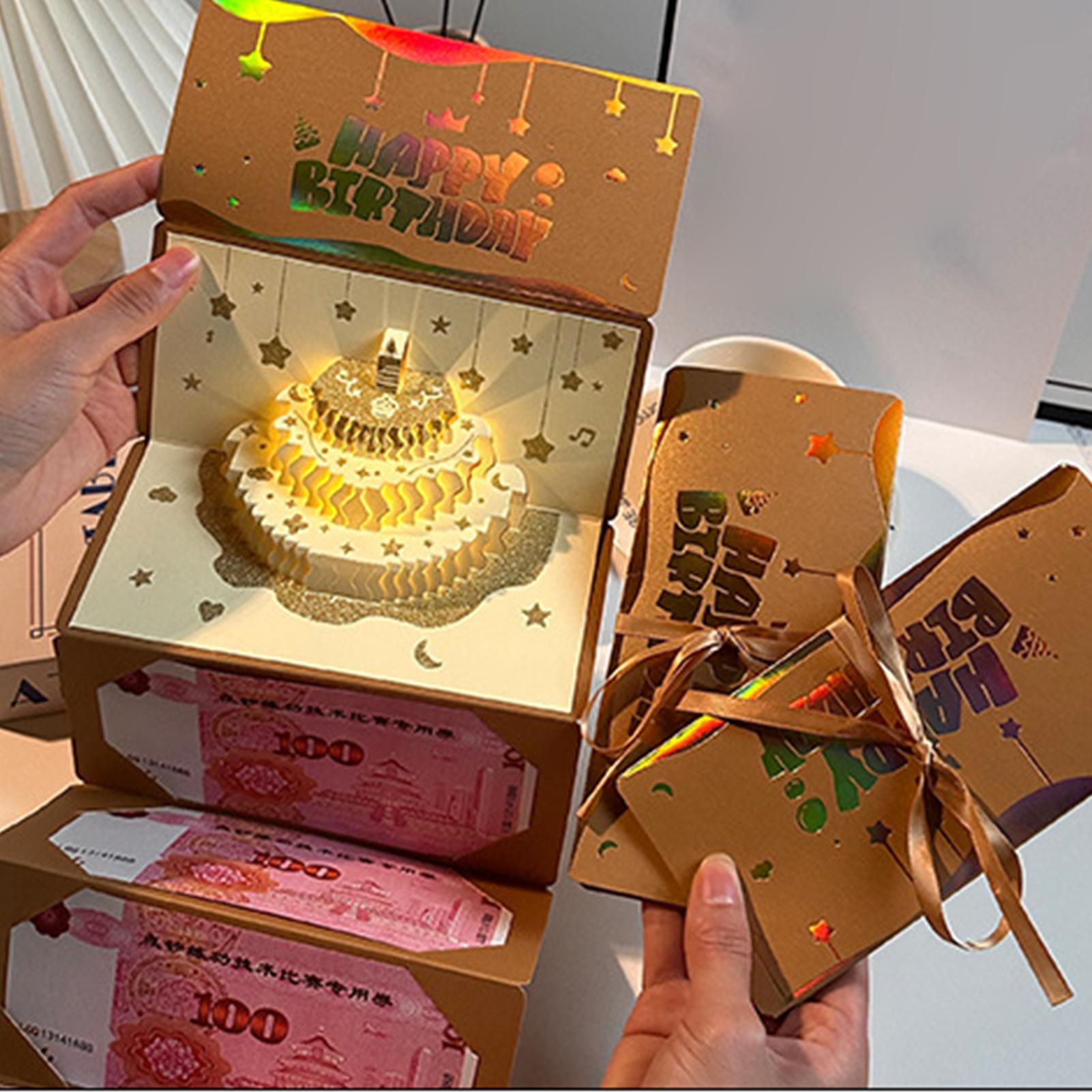 3D Cake Birthday Money Envelop - огляд і ціна Musical Instrument Cajon