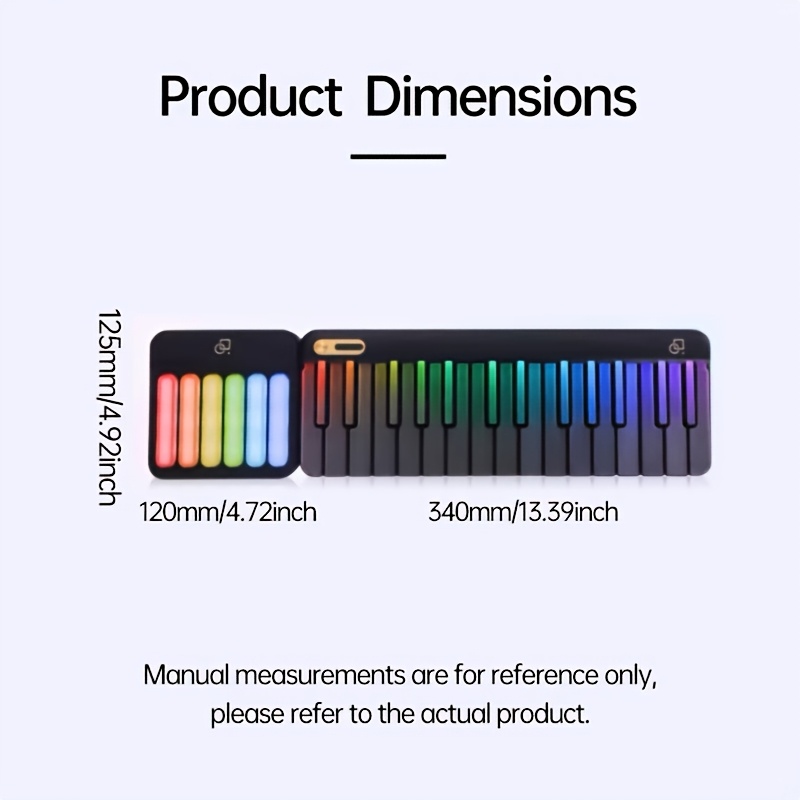 Stylish LED-Backlit PopuPiano  - огляд і ціна Musical Instrument All