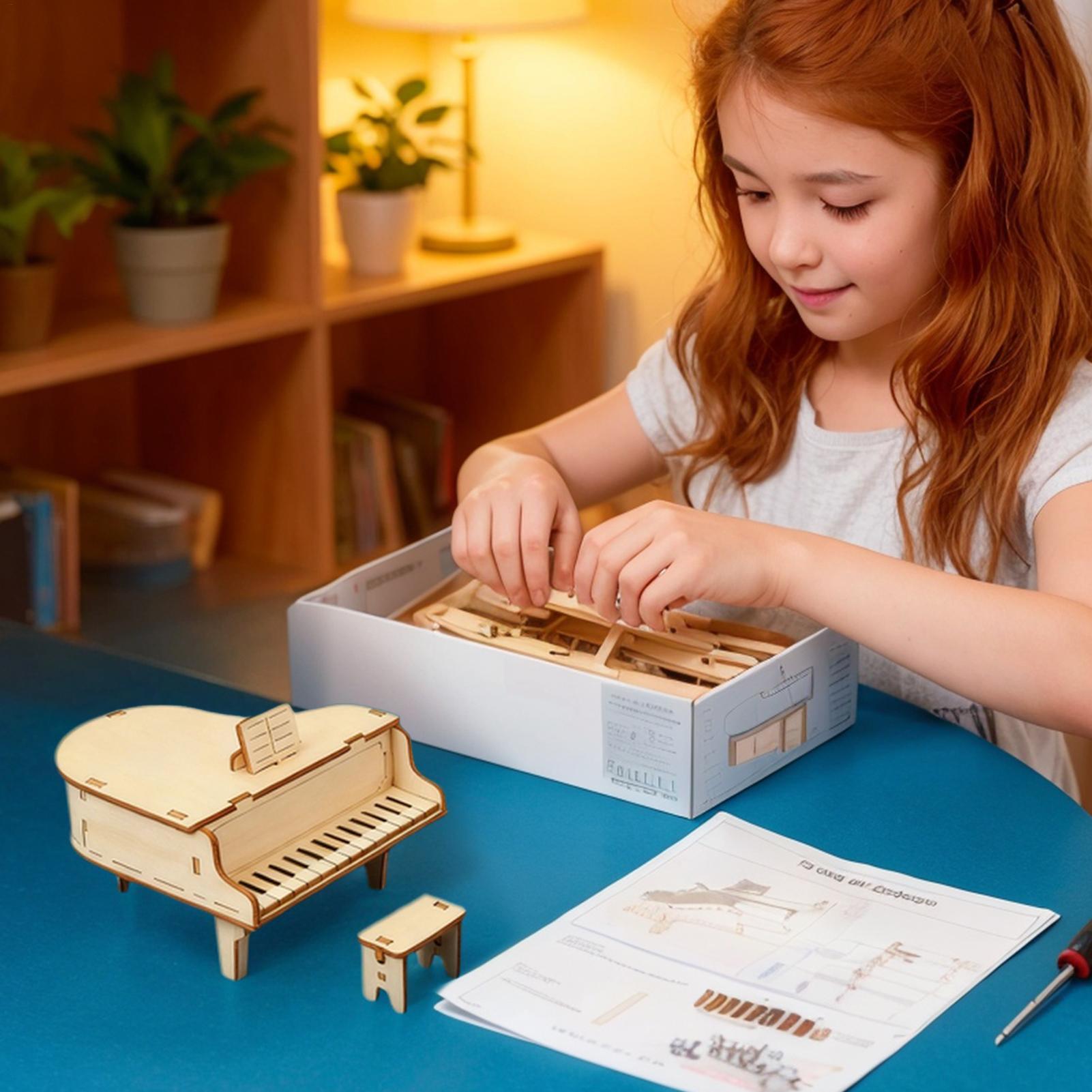 DIY Music Box Kit Wooden Instr - огляд і ціна Musical Instrument Diy For Kids