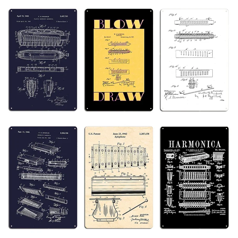Hohner Harmonica Patent Player - огляд і ціна Musical Instrument In Drawing