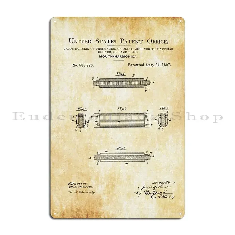 Hohner Harmonica Patent Player - огляд і ціна Musical Instrument In Drawing